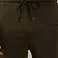 Sleepz Men Green Regular Fit Solid Shorts