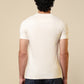 Sleepz Men White Regular Fit Solid Round Neck Collar T-Shirt