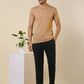 Sleepz Men Brown Regular Fit Solid T-Shirt