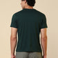 Sleepz Men Green Solid Regular Fit Cotton T-Shirt