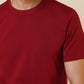Sleepz Men Red Solid Regular Fit Cotton T-Shirt