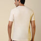 Sleepz Men Brown Regular Fit Solid Round Neck Collar T-Shirt