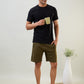 Sleepz Men Black Regular Fit Solid T-Shirt