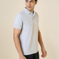 Sleepz Men Grey Solid Regular Fit Cotton T-Shirt