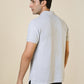 Sleepz Men Grey Solid Regular Fit Cotton T-Shirt