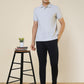 Sleepz Men Grey Solid Regular Fit Cotton T-Shirt