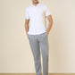 Sleepz Men White Regular Fit Solid Polo Neck Collar T-Shirt