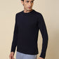 Sleepz Men Blue Solid Regular Fit Cotton T-Shirt