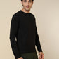 Sleepz Men Black Regular Fit Solid T-Shirt