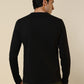 Sleepz Men Black Regular Fit Solid T-Shirt