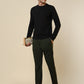 Sleepz Men Black Regular Fit Solid T-Shirt