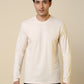 Sleepz Men Brown Regular Fit Solid Round Neck Collar T-Shirt