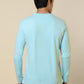 Sleepz Men Green Regular Fit Solid Round Neck Collar T-Shirt