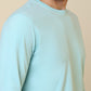Sleepz Men Green Regular Fit Solid Round Neck Collar T-Shirt