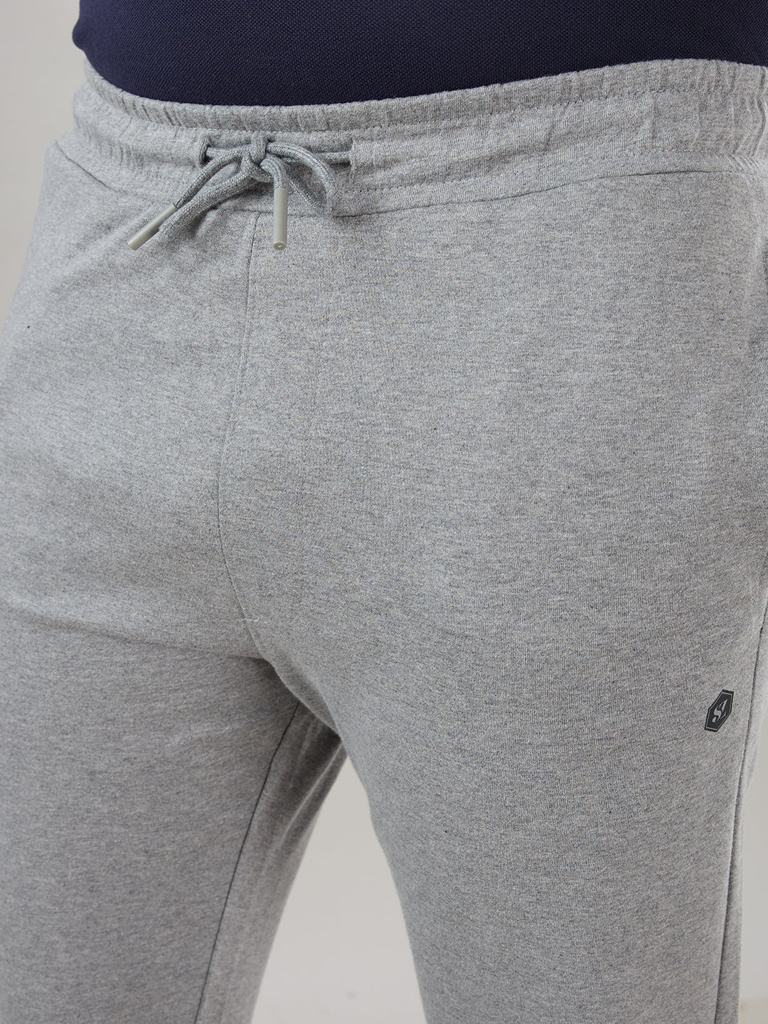 Sleepz Men Grey Regular Fit Solid Trackpant