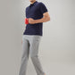 Sleepz Men Grey Regular Fit Solid Trackpant