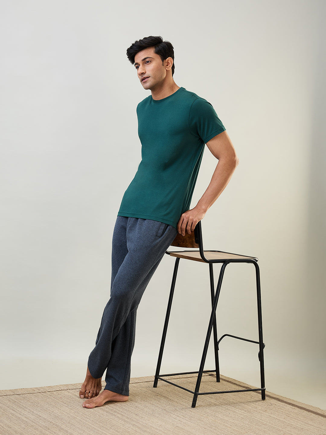 Sleepz Men Grey Regular Fit Solid Trackpant – MyRaymond