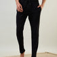 Sleepz Men Black Regular Fit Solid Trackpant
