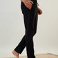 Sleepz Men Black Regular Fit Solid Trackpant