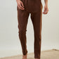 Sleepz Men Brown Regular Fit Solid Trackpant