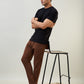 Sleepz Men Brown Regular Fit Solid Trackpant