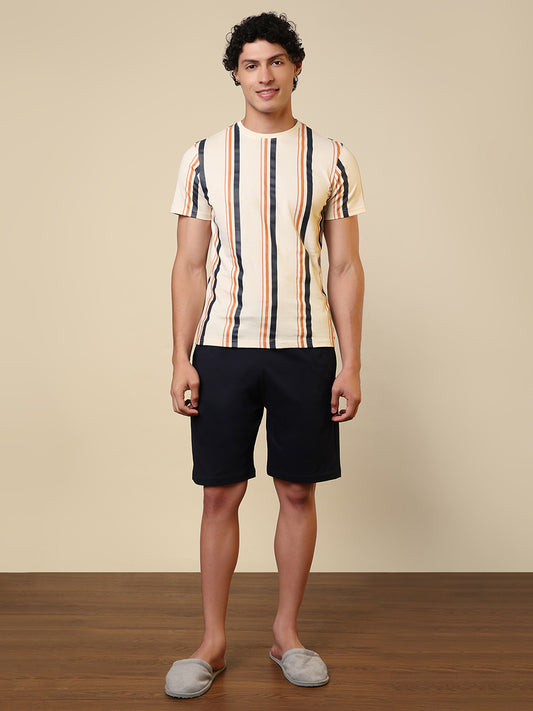 Sleepz Men Multi-Colour Printed Cotton Garment Kit