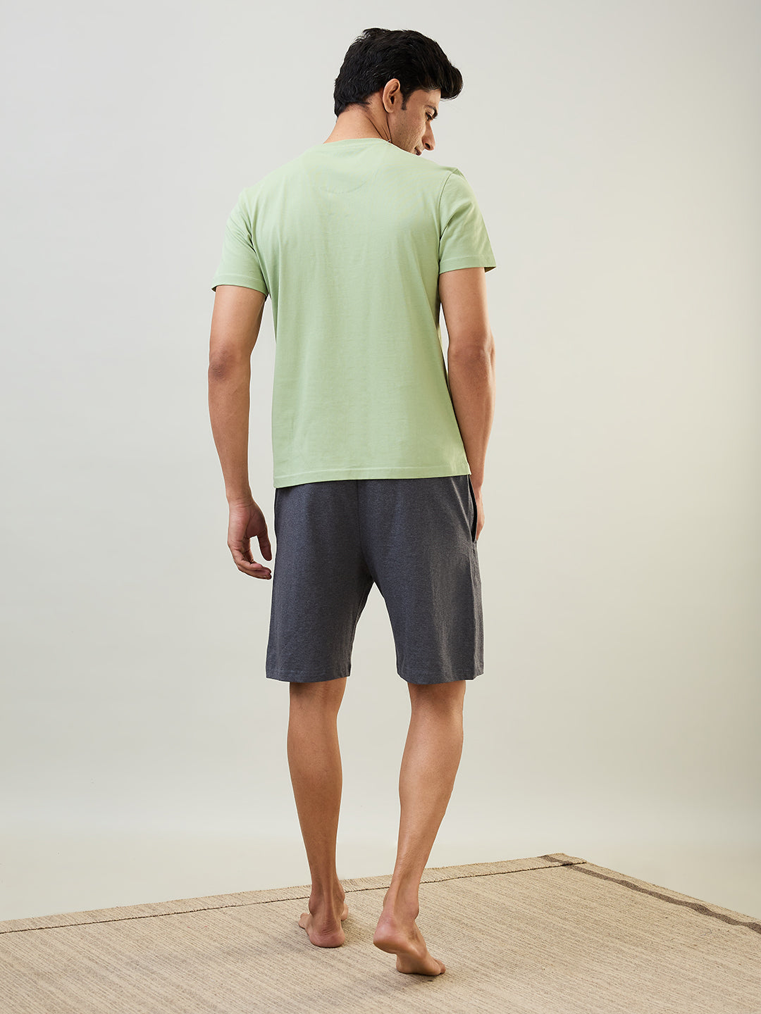 Sleepz Men Green Solid Garment Kit