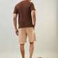 Sleepz Men Brown Solid Night Suit