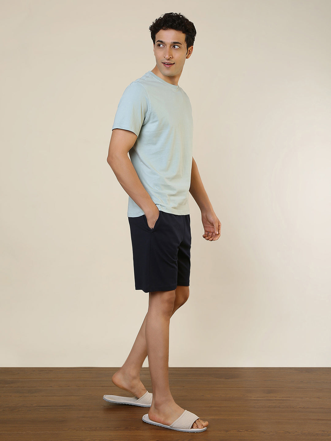 Sleepz Men Multi-Colour Solid Cotton Garment Kit