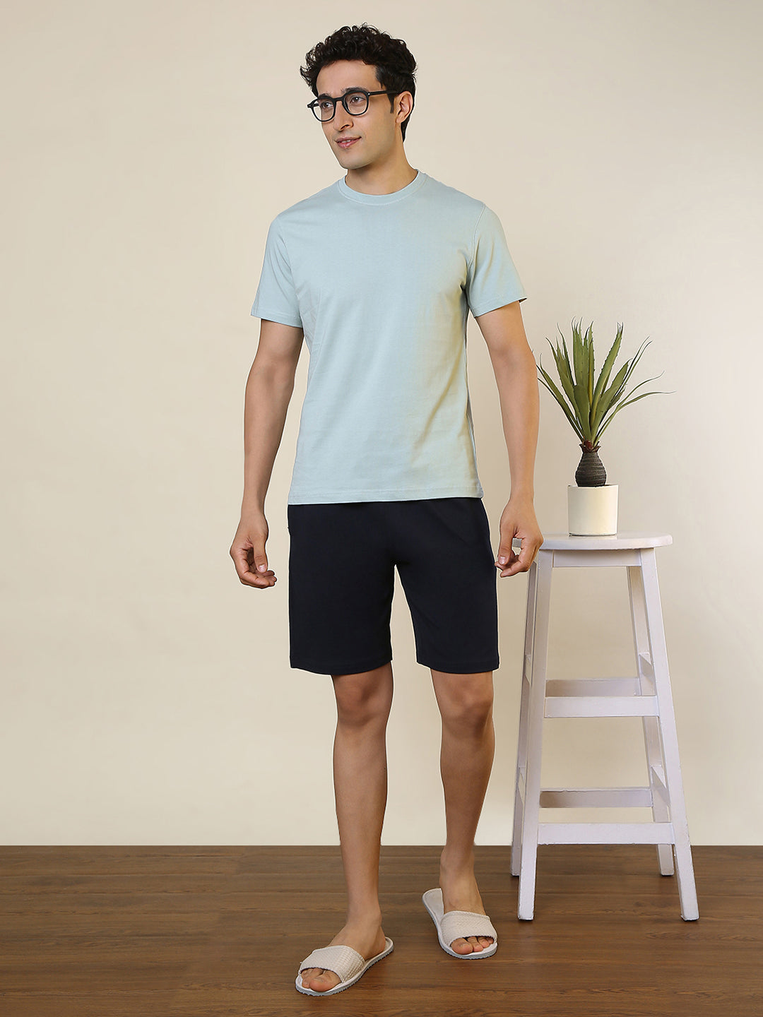 Sleepz Men Multi-Colour Solid Cotton Garment Kit