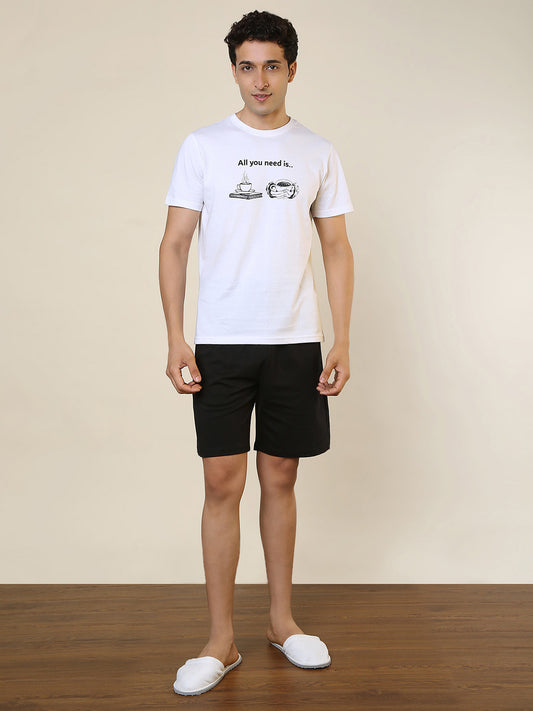 Sleepz Men Multi-Colour Solid Cotton Garment Kit