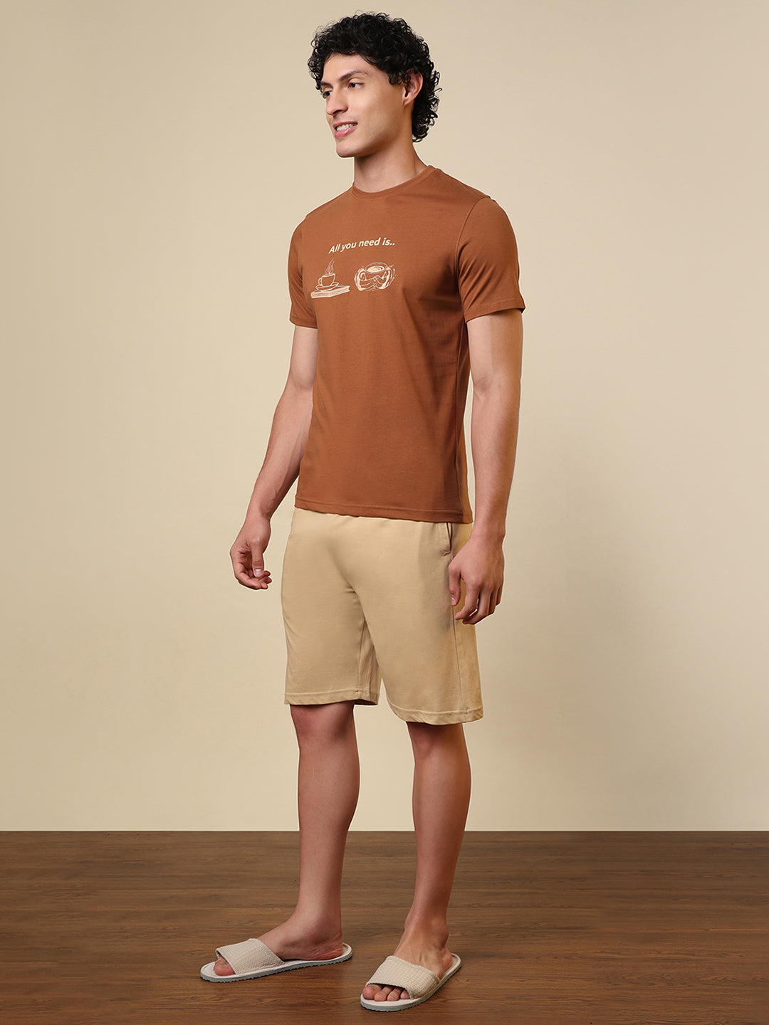 Sleepz Men Multi-Colour Solid Cotton Garment Kit