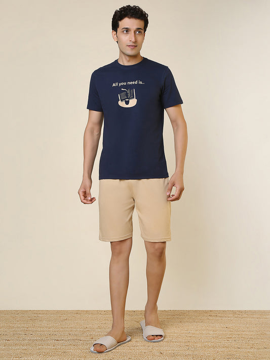 Sleepz Men Multi-Colour Solid Cotton Garment Kit