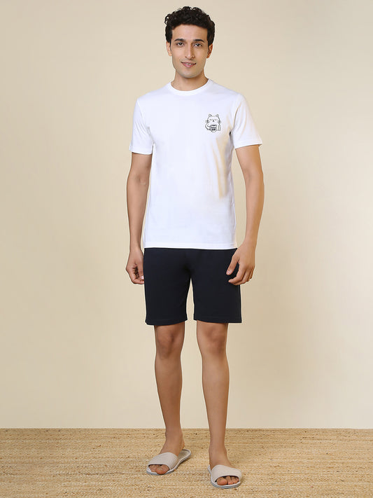 Sleepz Men Multi-Colour Solid Cotton Garment Kit