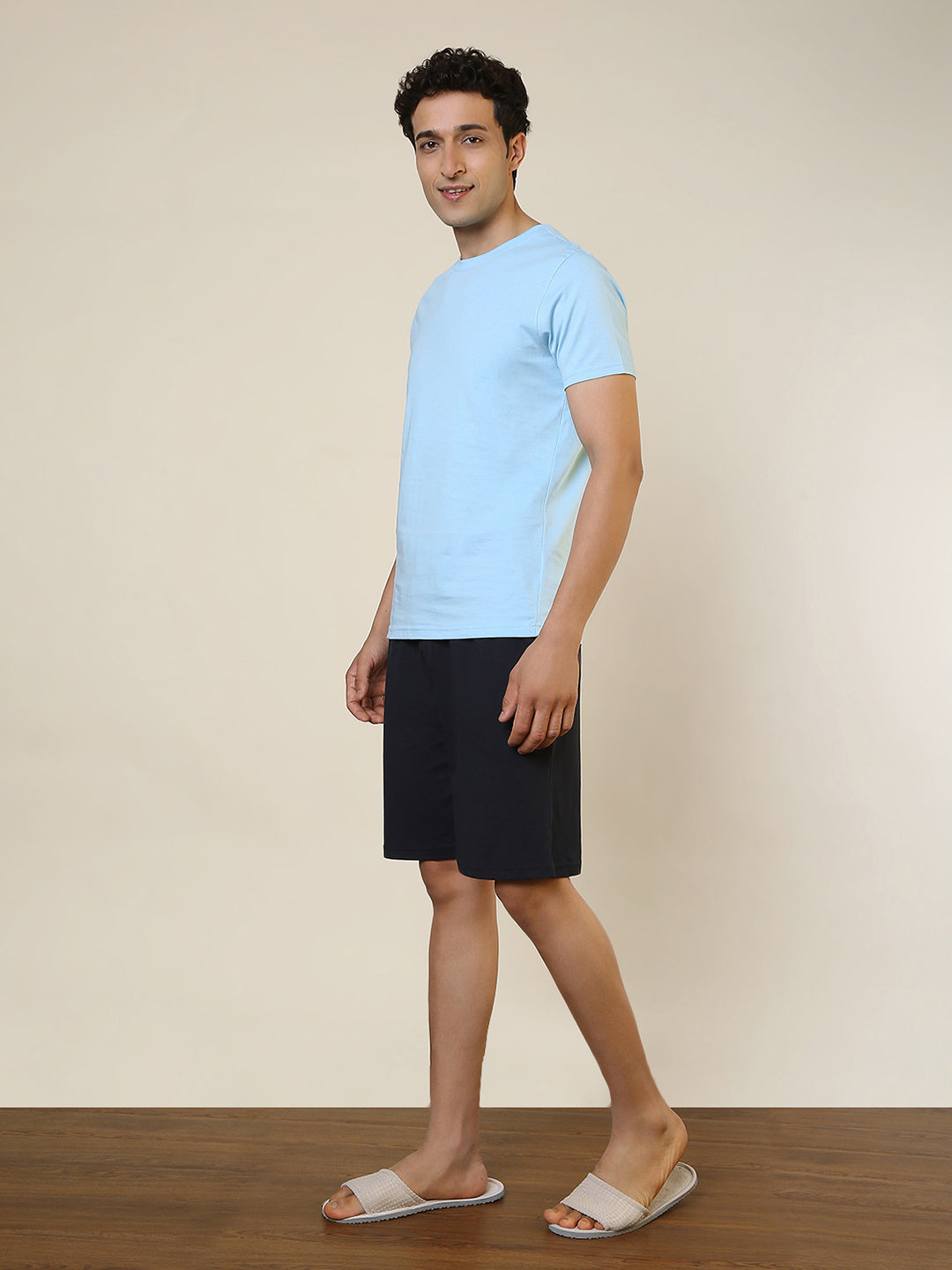 Sleepz Men Multi-Colour Solid Cotton Garment Kit