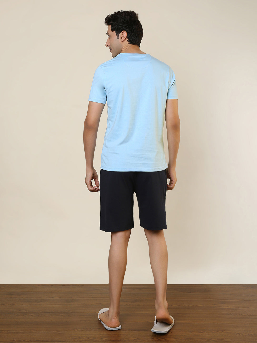 Sleepz Men Multi-Colour Solid Cotton Garment Kit