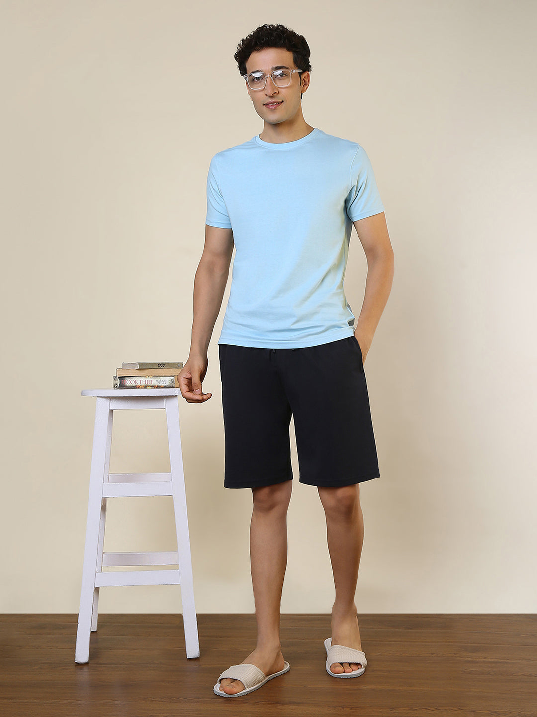Sleepz Men Multi-Colour Solid Cotton Garment Kit