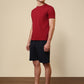 Sleepz Men Red Solid Cotton Garment Kit