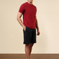 Sleepz Men Red Solid Cotton Garment Kit