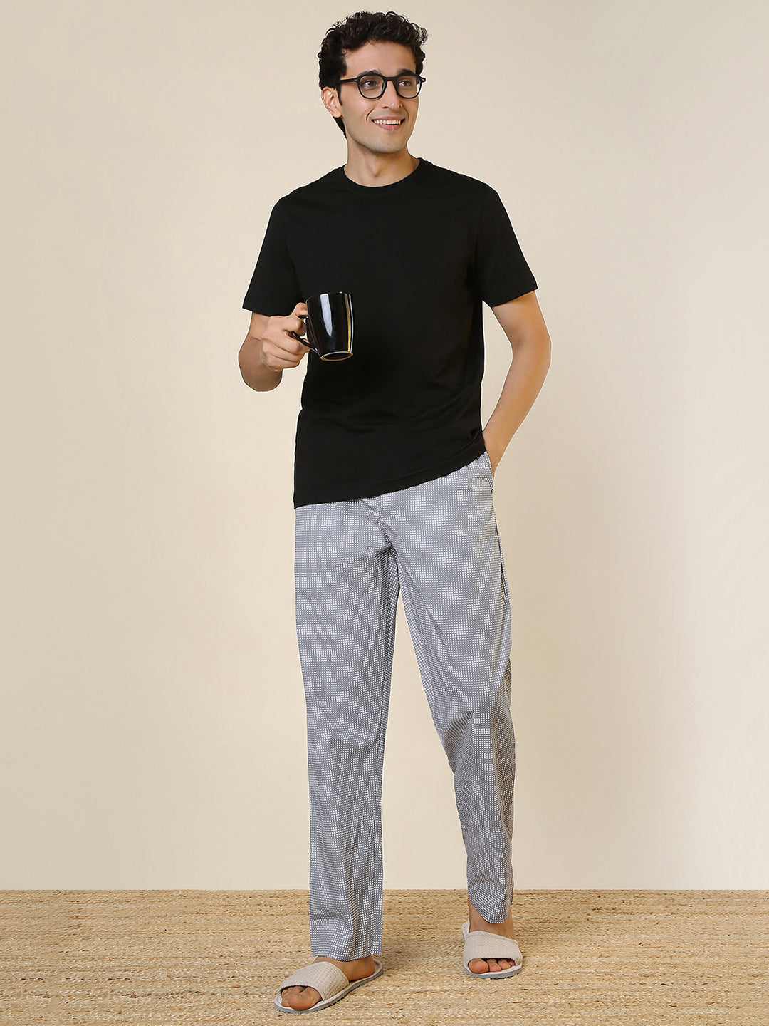 Sleepz Men Multi-Colour Printed Cotton Garment Kit