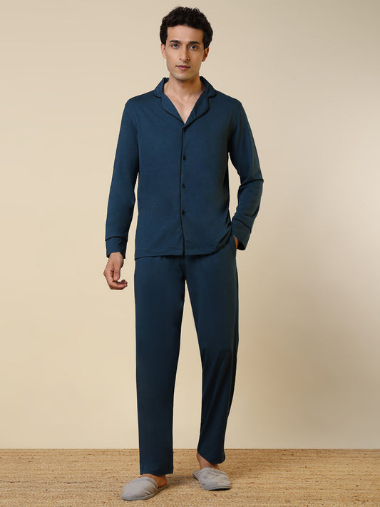 Sleepz Men Multi-Colour Solid Cotton Blend Garment Kit