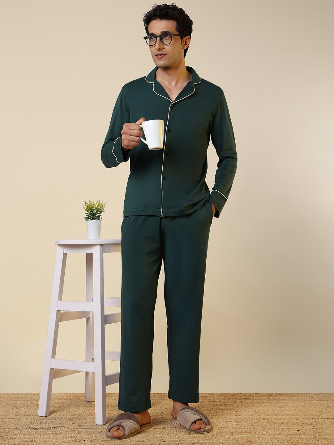 Sleepz Men Multicolour Solid Garment Kit
