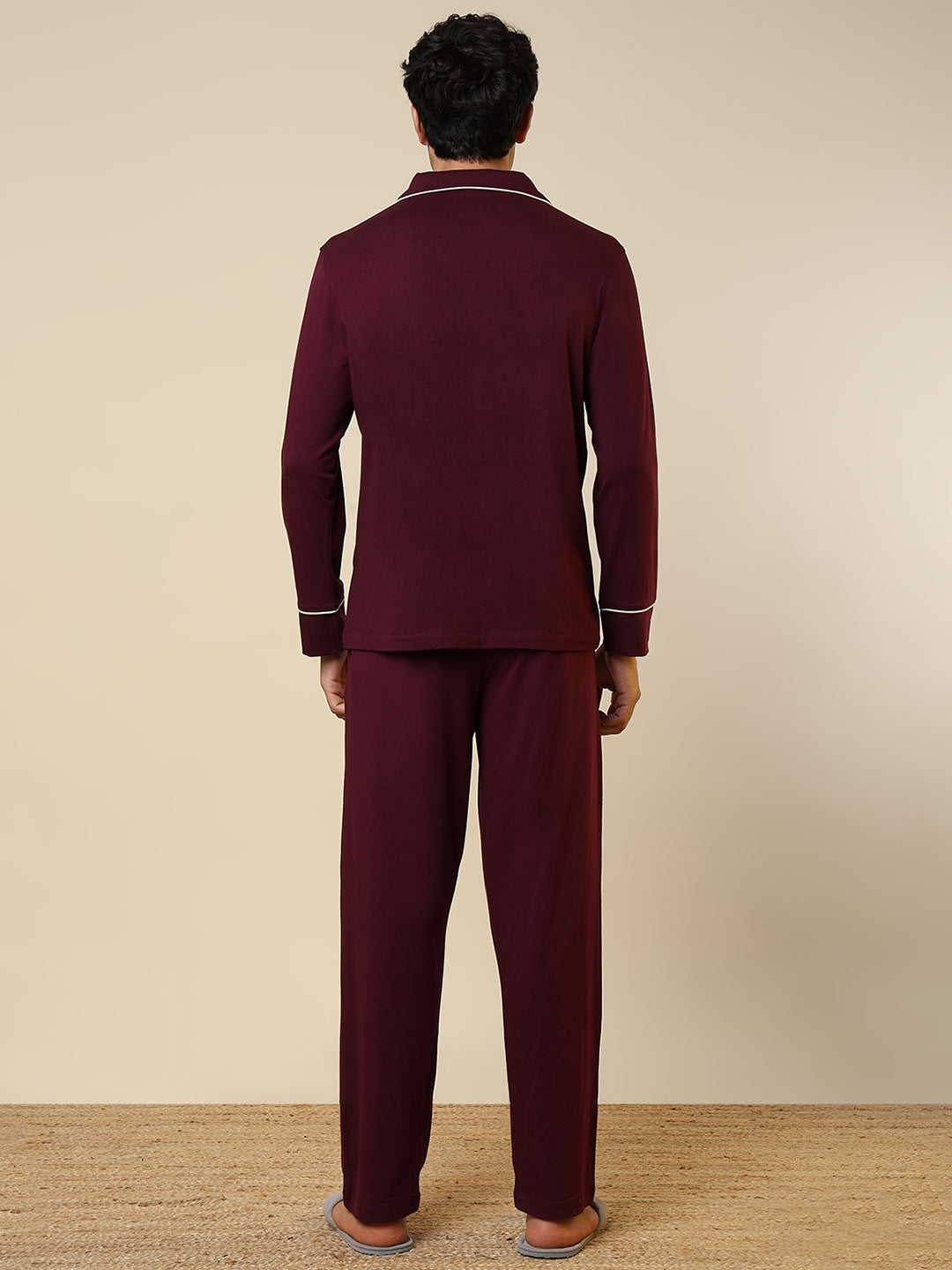 Sleepz Men Multi-Colour Solid Cotton Blend Garment Kit