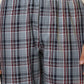 Sleepz Men Grey Checks Regular Fit Cotton Pyjama