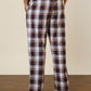 Sleepz Men Maroon Regular Fit Checks Pyjama