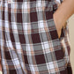 Sleepz Men Maroon Regular Fit Checks Pyjama