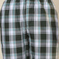 Sleepz Men Green Regular Fit Checks Pyjama