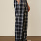 Sleepz Men Blue Checks Regular Fit Cotton Pyjama