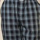 Sleepz Men Black Checks Regular Fit Cotton Pyjama