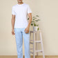 Sleepz Men Blue Regular Fit Printed Pyjama